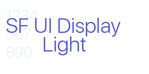 SF UI Display Light-font-download