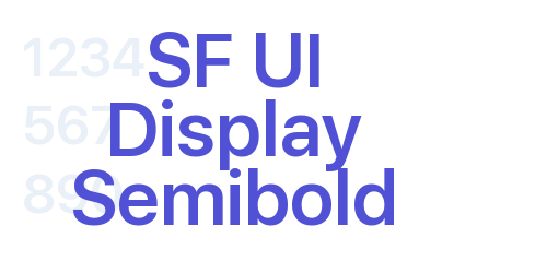 SF UI Display Semibold-font-download