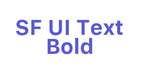 SF UI Text Bold Font Download