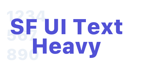SF UI Text Heavy-font-download