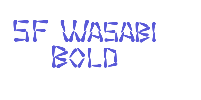 SF Wasabi Bold Font