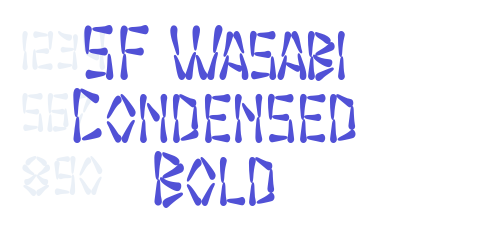 SF Wasabi Condensed Bold-font-download