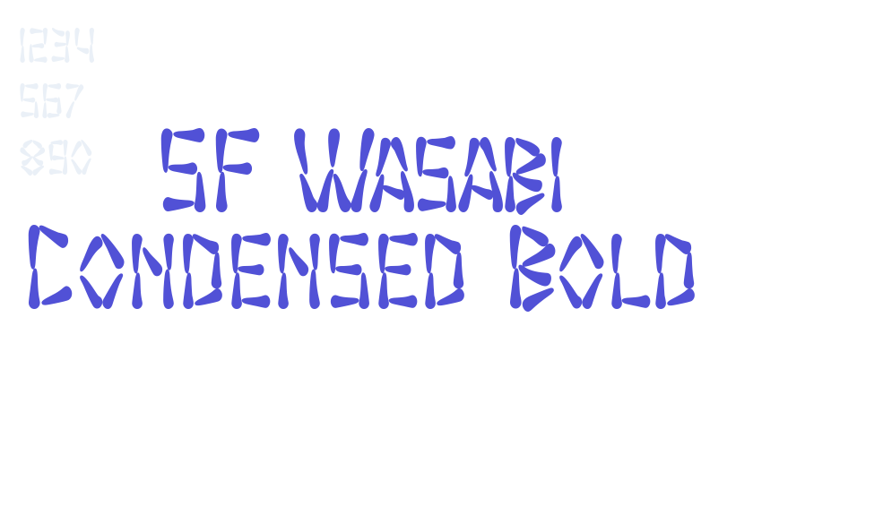 SF Wasabi Condensed Bold-font-download