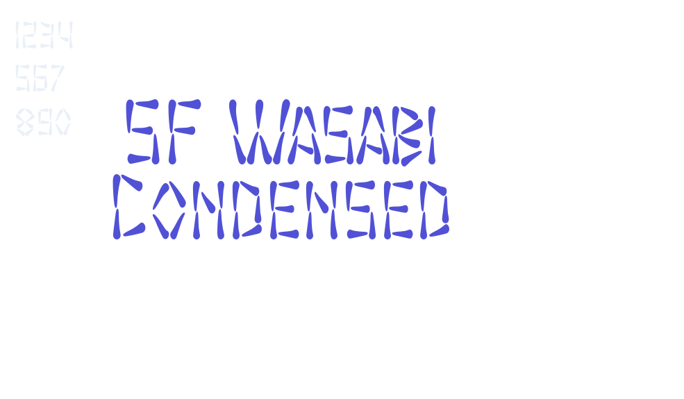 SF Wasabi Condensed-font-download