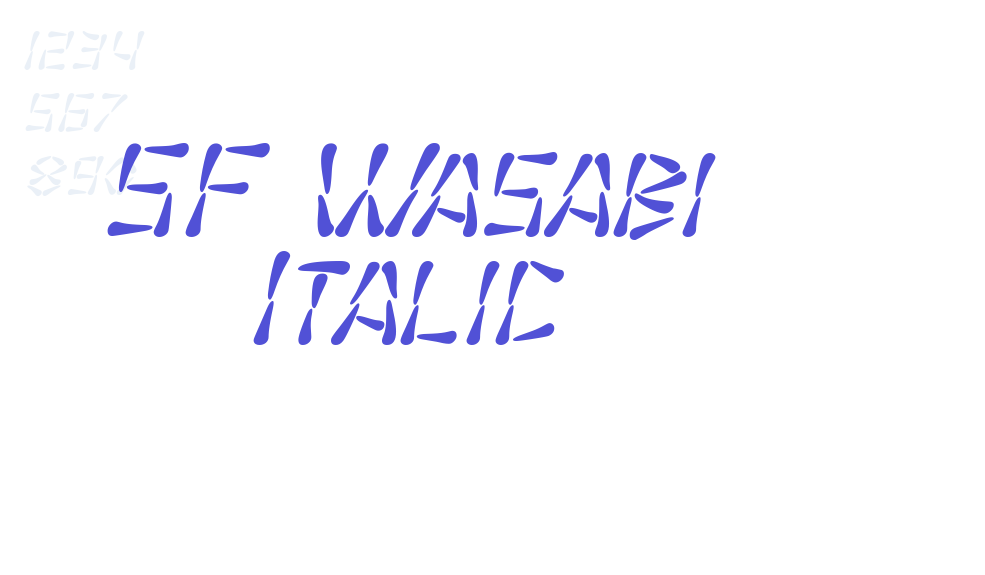 SF Wasabi Italic-font-download