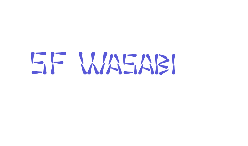 SF Wasabi Font Download