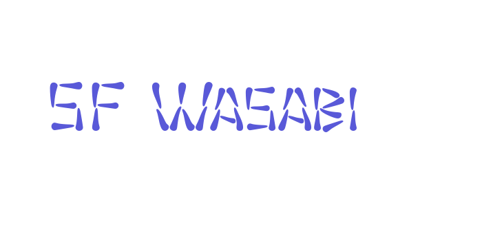 SF Wasabi Font Download