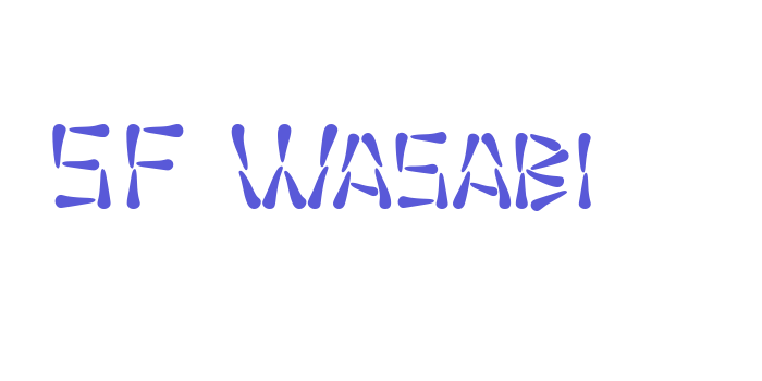 SF Wasabi Font