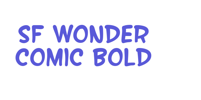 SF Wonder Comic Bold Font Download