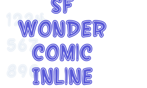 SF Wonder Comic Inline Font Download