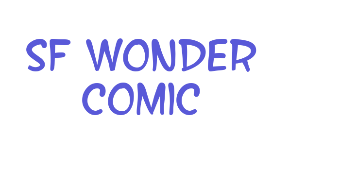 SF Wonder Comic Font