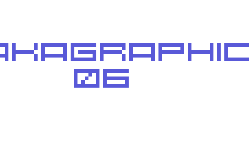 SHAKAGRAPHICS 06 Font Download