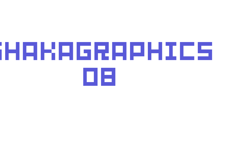 SHAKAGRAPHICS 08 Font Download