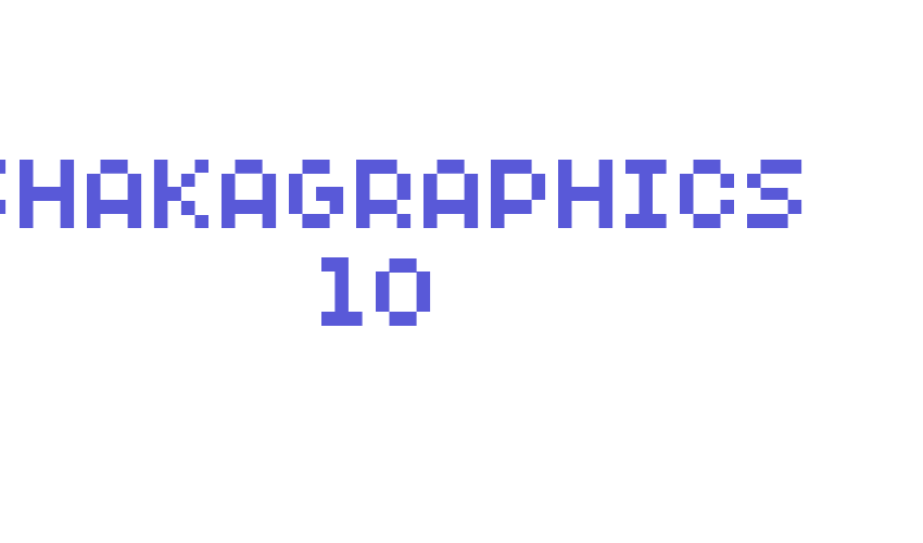 SHAKAGRAPHICS 10 Font Download