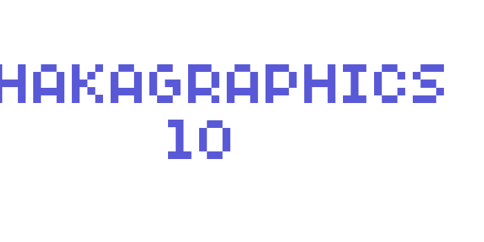 SHAKAGRAPHICS 10 Font Download