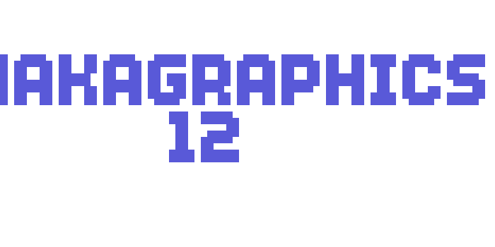 SHAKAGRAPHICS 12 Font Download