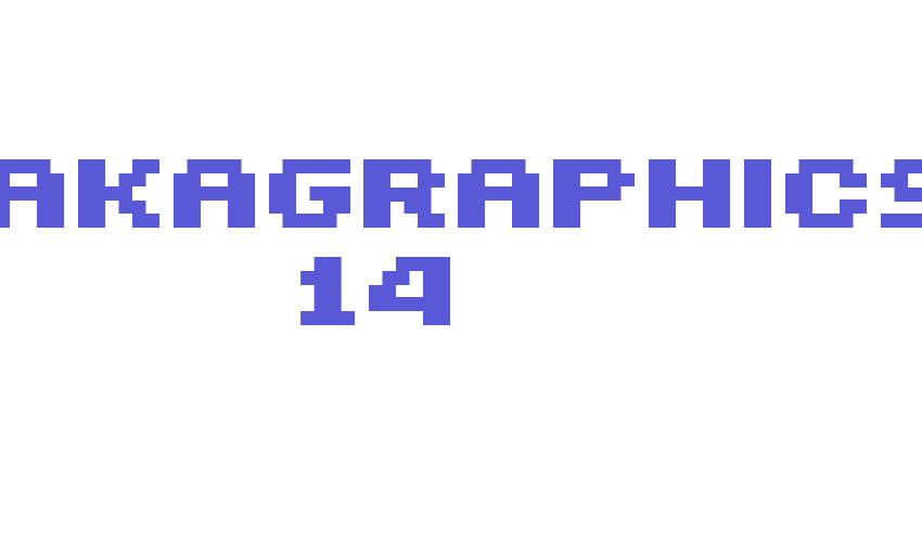 SHAKAGRAPHICS 14 Font Download