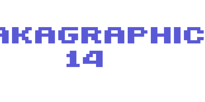 SHAKAGRAPHICS 14 Font Download