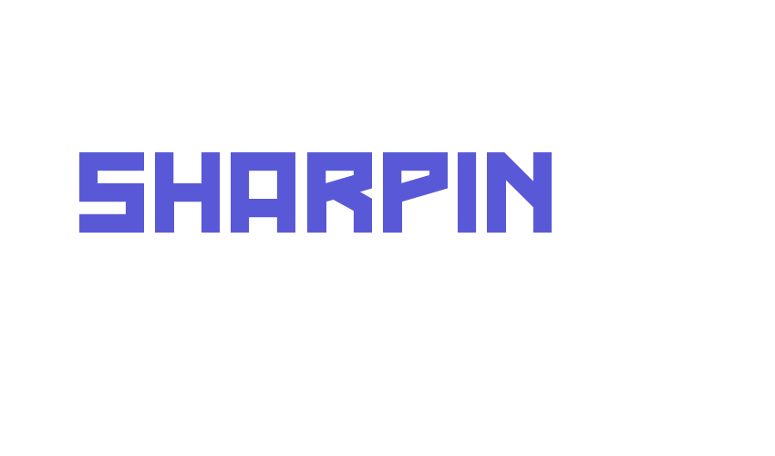 SHARPIN Font Download