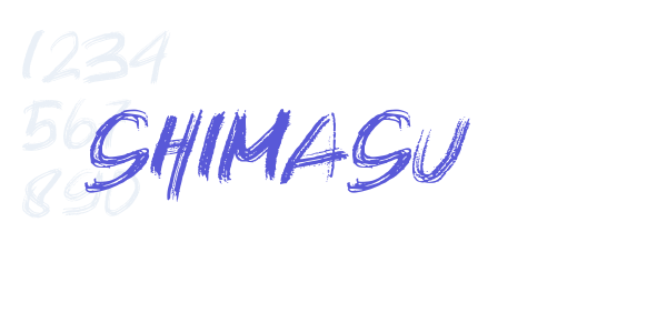 SHIMASU font free