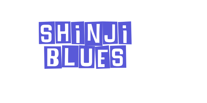 SHINJI BLUES Font Download