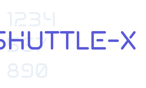 SHUTTLE-X Font Download