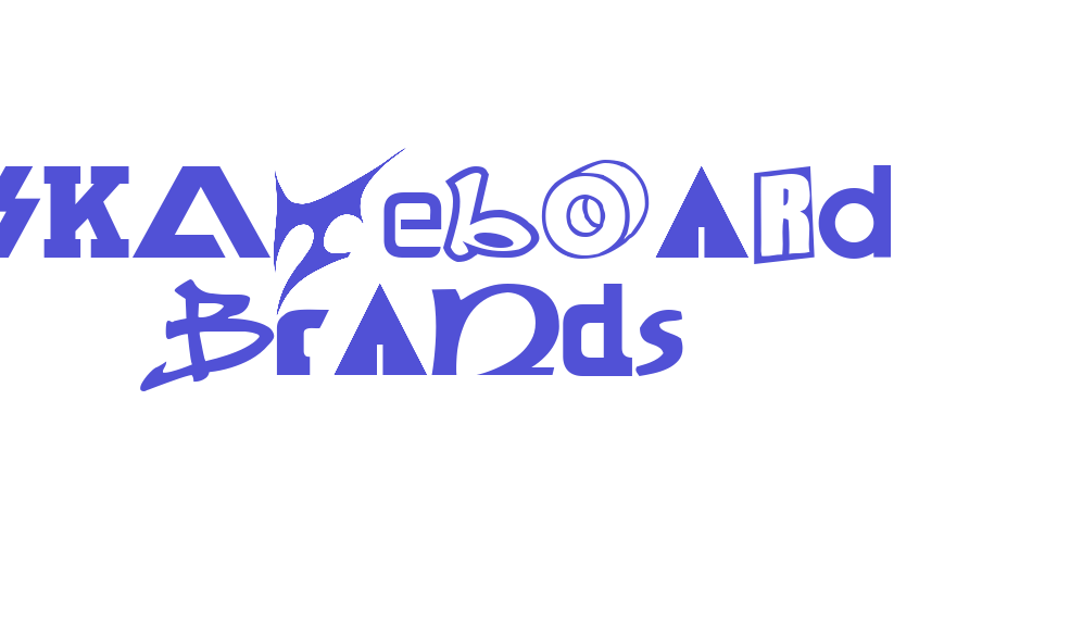 SKATEBOaRD braNds-font-download