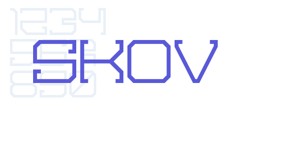 SKOV font free