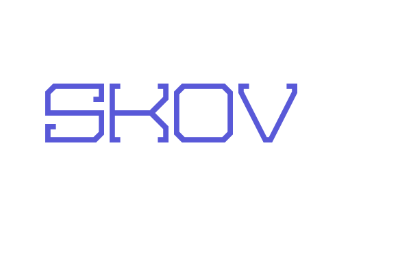 SKOV Font