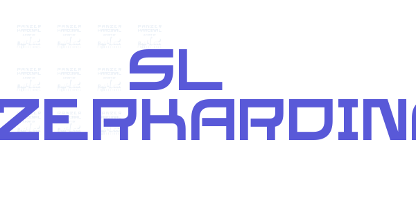 SL Panzerkardinal font free