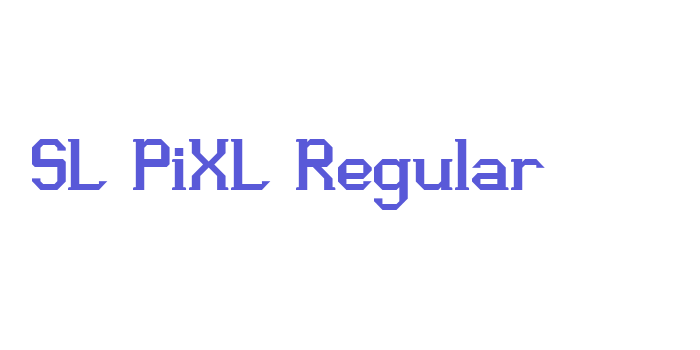 SL PiXL Regular Font Download