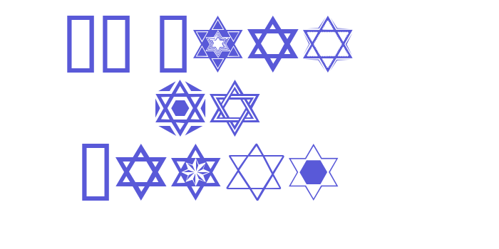 SL Star of David Font