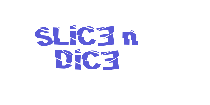 SLiCE n DiCE Font Download