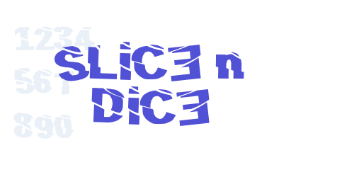 SLiCE n DiCE-font-download