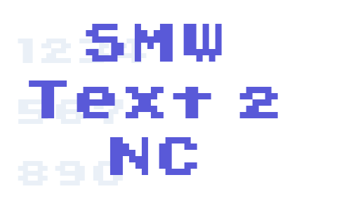 SMW Text 2 NC Font Download