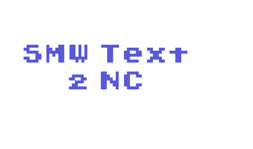 SMW Text 2 NC Font Download