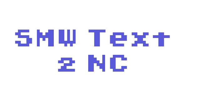 SMW Text 2 NC Font Download