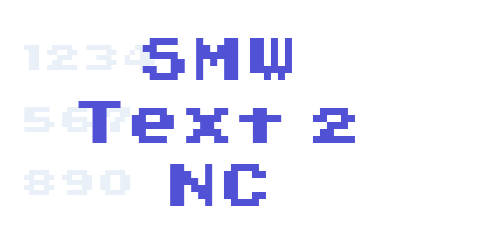 SMW Text 2 NC-font-download