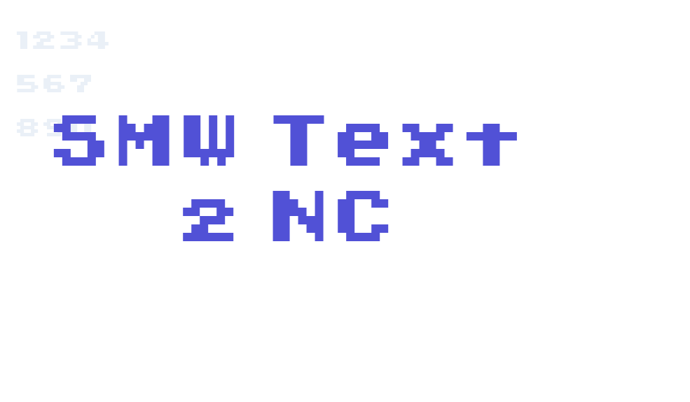 SMW Text 2 NC-font-download