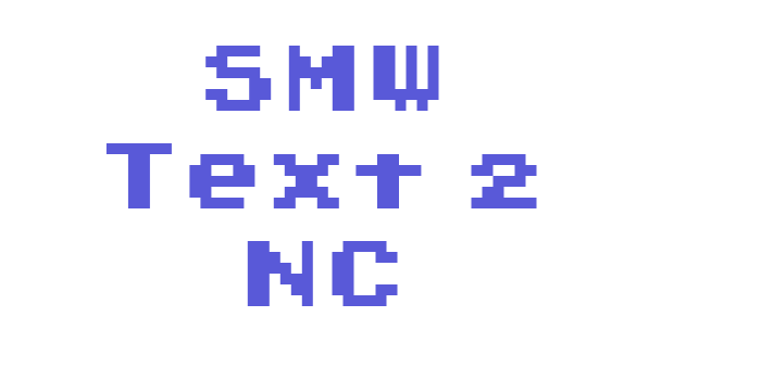 SMW Text 2 NC Font