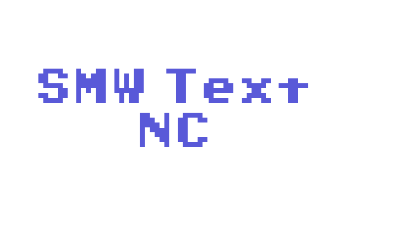 SMW Text NC Font Download