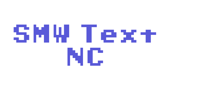 SMW Text NC Font Download