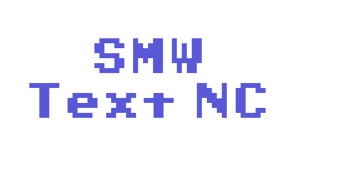 SMW Text NC Font