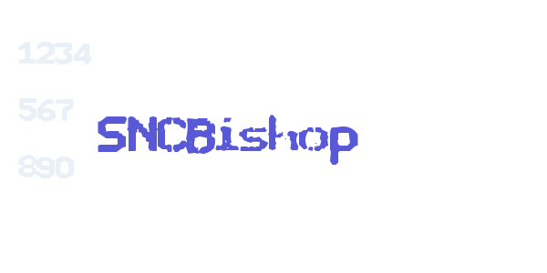 SNCBishop font free