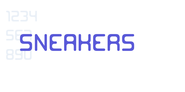 SNEAKERS font