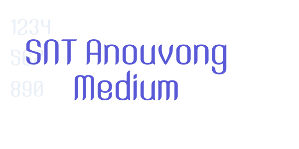 SNT Anouvong Medium font free