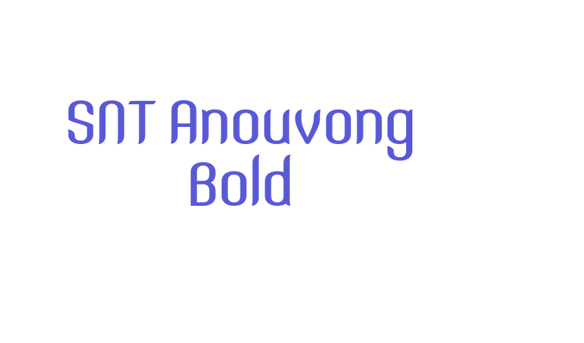 SNT Anouvong Bold Font Download