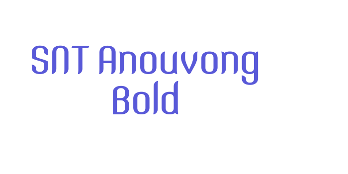 SNT Anouvong Bold Font Download