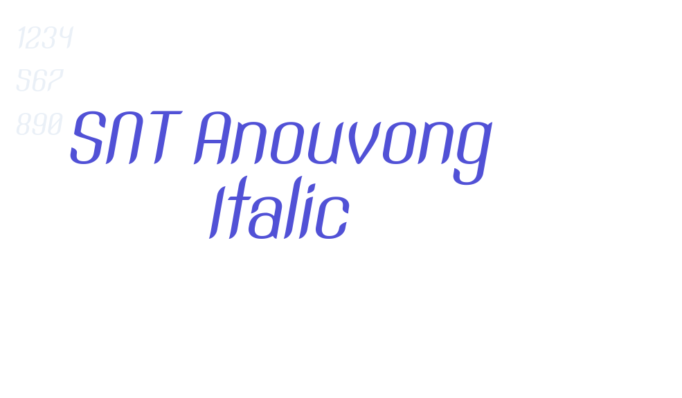 SNT Anouvong Italic-font-download