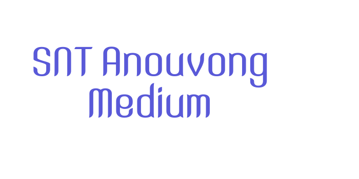 SNT Anouvong Medium Font Download